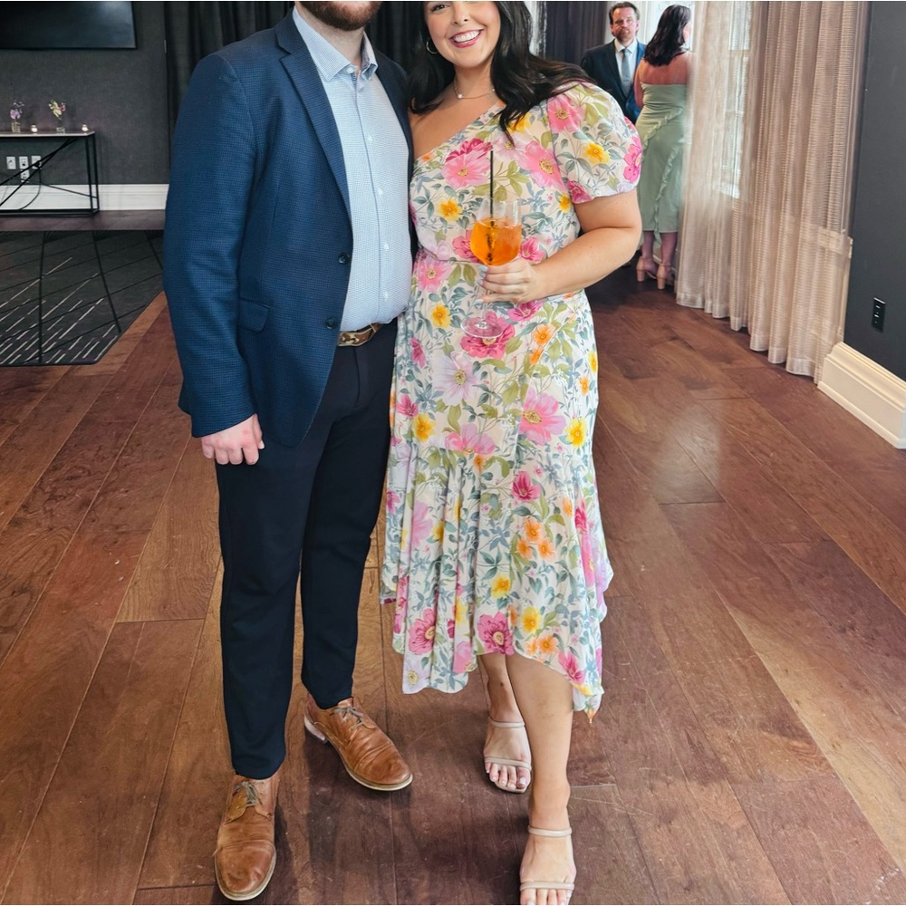 ASTR one shoulder dress